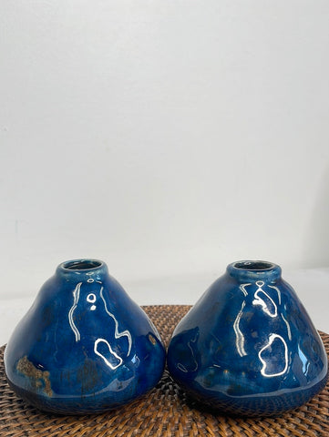 SET OF 2 Ceramic Vase