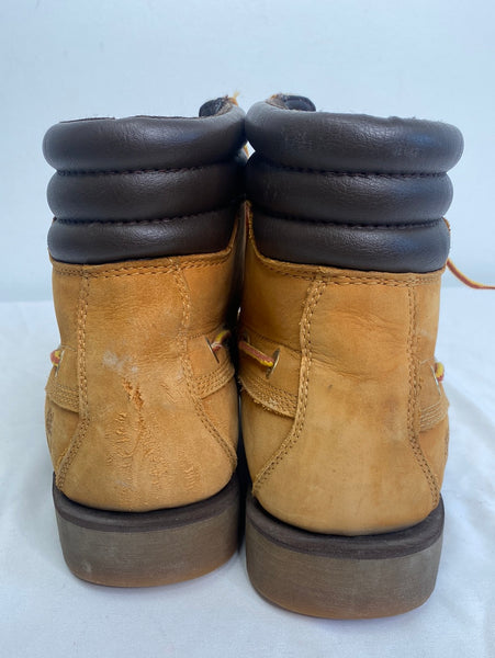 Timberland Oakwell Wheat Leather Moc Toe 7-Eye Lace Up Boots Men (9)