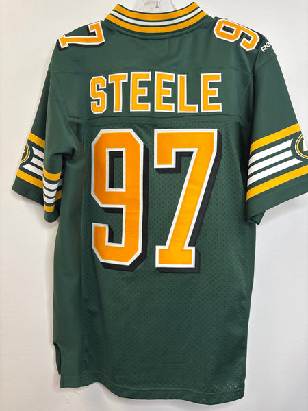 Vintage CFL Reebok Edmonton Eskimos #97 Mondo Steele Football Jersey (M)