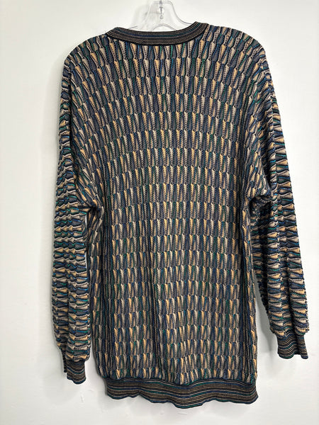 Vintage Tundra Coogi-Style Pullover Knit Sweater (XL)