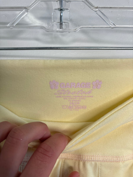 Retro Garage Stretch Y2K Pleated Mini Skort (XS)