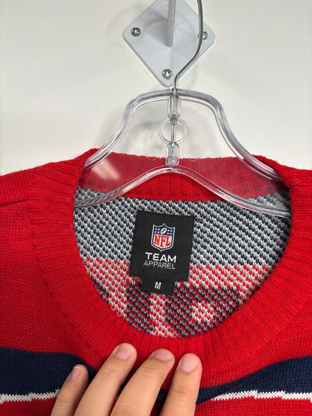 NFL Team Apparel New England Patriots Light-Up LED Football Sweater (M)