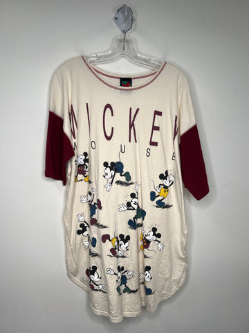 Vintage Mickey Unlimited Printed Nightshirt (XXL)