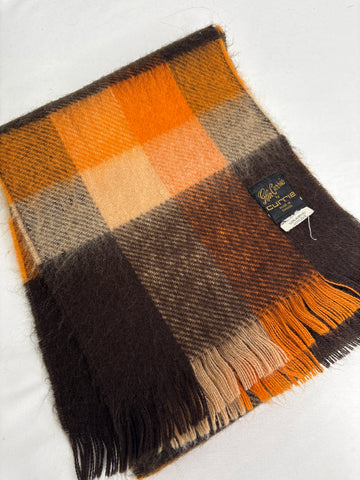 Vintage Glen Currie Plaid Scarf