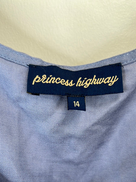Princess Highway Puff Sleeve Linen Dress (14)