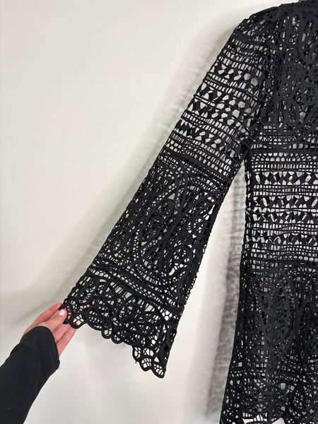Stone Cold Fox Lace Mini Dress (0)