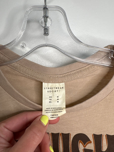 Streetwear Society Graphic Lose Crop Top (M)
