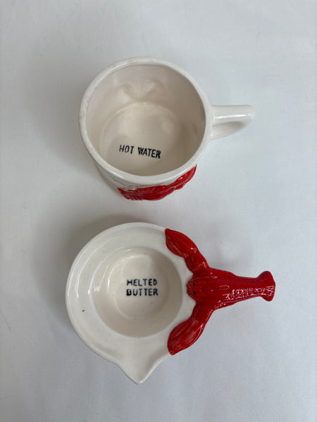 Vintage P.E.I Ceramic Lobster Butter Warmer