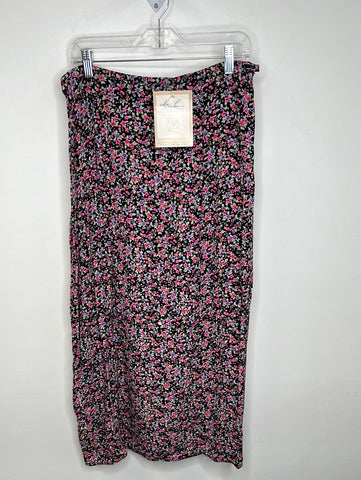 NWT Retro Kathie Lee Floral Maxi Skirt (16)