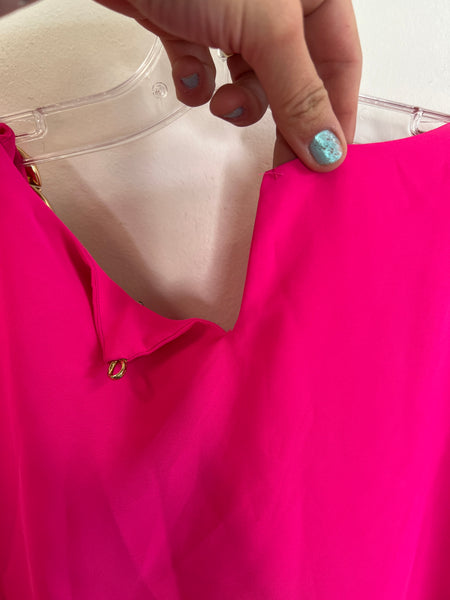 NWT Bazelon Hot Pink Blouse (M)