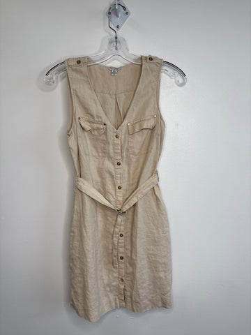 Guess Linen Halter Mini Dress (XS)