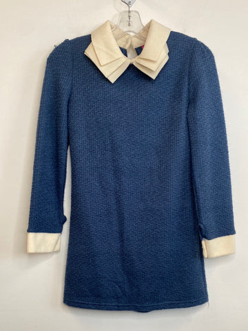 Na Bei Er Crochet Layered Collar Long-Sleeve Top (s)