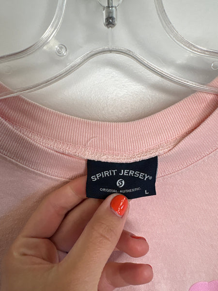 Spirit Jersey Cotton Pullover Top (L)