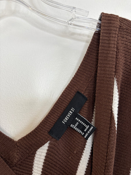 Forever21 Long Sleeve V-neck Knit Sweater (M)