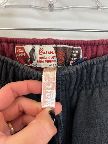 Bum Equipment Maroon/Grey Sweatpants (L)