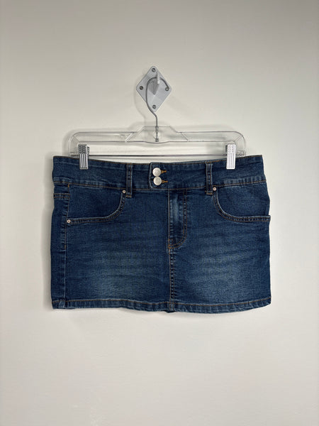 Refuge Denim Mini Skirt (L)