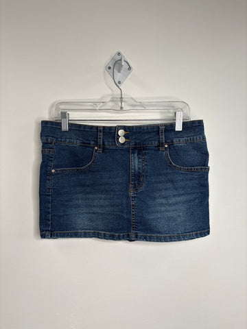 Refuge Denim Mini Skirt (L)