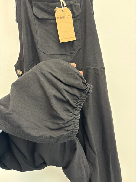NWT Bucketlist Cotton-Blend Overall Harem Jumpsuit (XXL)