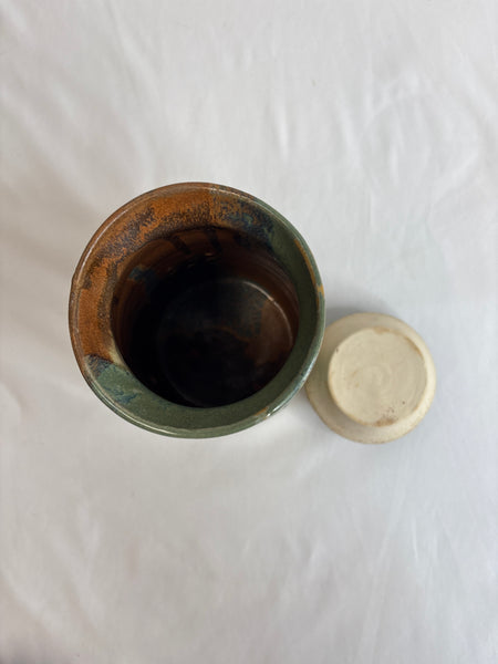 Pottery Garlic Pot