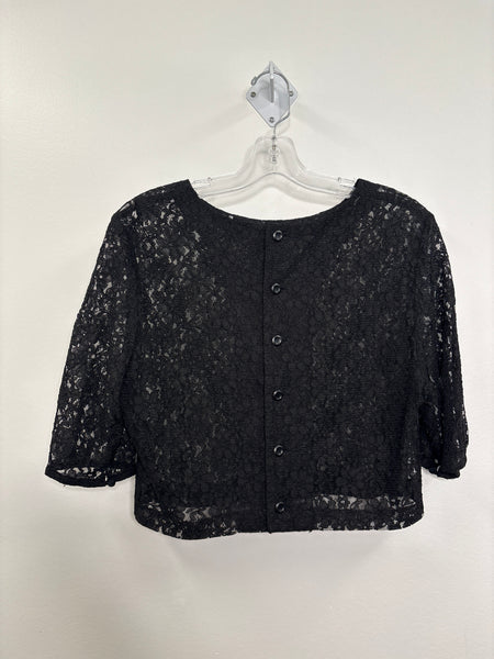 Floral Knit Cropped Top