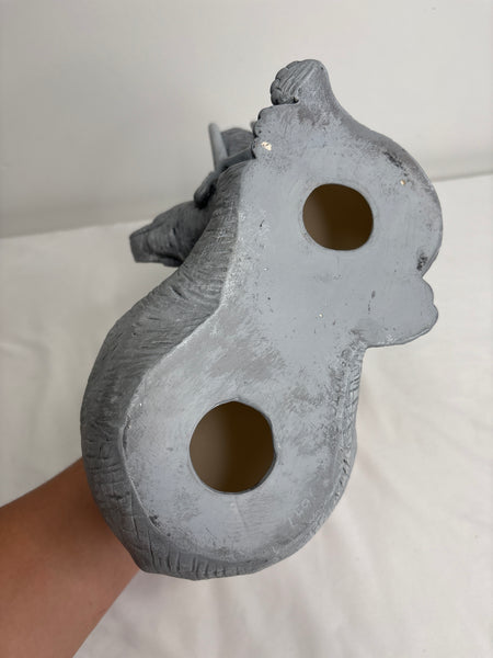Vintage Large Elephant & Calf Figurine
