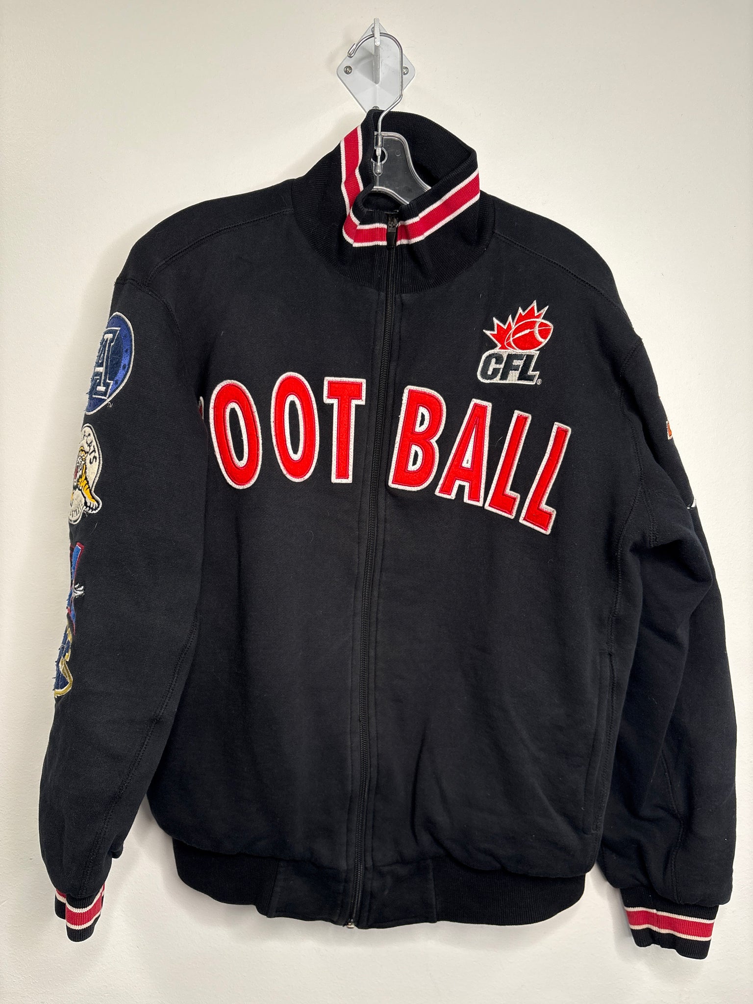 Vintage Waves Sportswear CFL Classic Football Bomber Jacket (S)