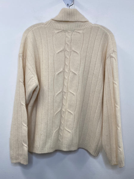 Vintage Eaton Petites Women’s Knitted Pullover Turtleneck Sweater (L)