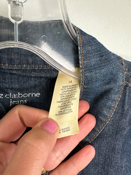Vintage Liz Claiborne Denim Sleeveless Mini Dress (14)