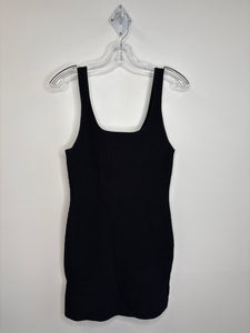 Aritzia Babaton Black Sculpt Knit Mini Dress (M)