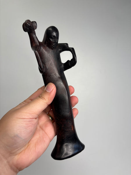 African Ebony Wood Nativity Set