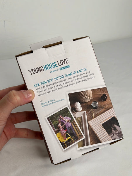 NWT Young House Love by Liberty Woven Metal Picture Hanger