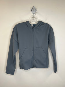 Lululemon Grey Crop Zip-up Jacket (2)