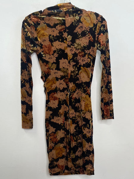Dynamite Floral Bodycon Dress (XS)