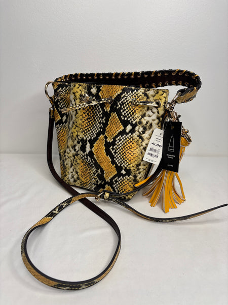 New Aldo Snake Print Crossbody Bag