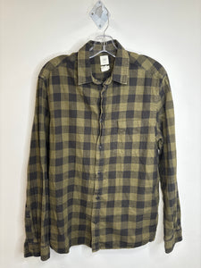 H&M Cotton Plaid Shirt (L)