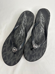Michael Kors Signature Platform Flip Flops (11M)