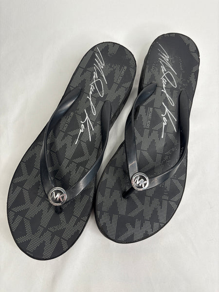 Michael Kors Signature Platform Flip Flops (11M)