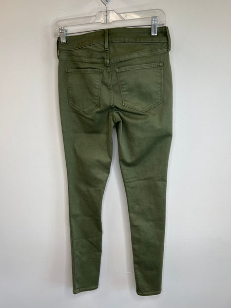 NWT Rockstar Super Skinny Mid-rise Khaki Green Pants (2)