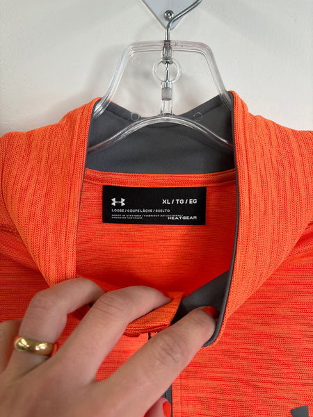 Under Armour 1/4 Zip Heat Gear Loose Top (XL)