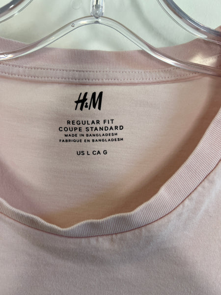 H&M Baby Pink T-shirt (L)