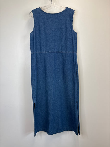 Sleeveless Maxi Denim Dress