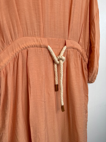 Lili Sidonio Molly Bracken Midi Drapery Dress (S)