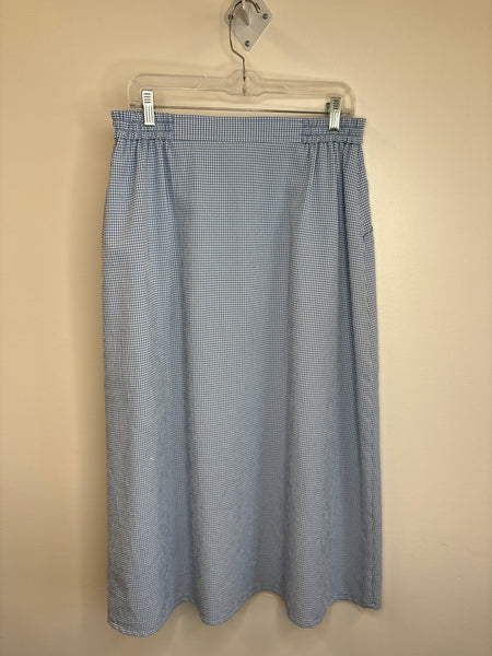Vintage Koret Plaid A-line Midi Skirt (M)