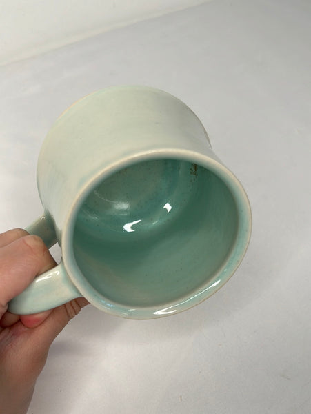 Teal Glazed Ceramic Pottery Mug