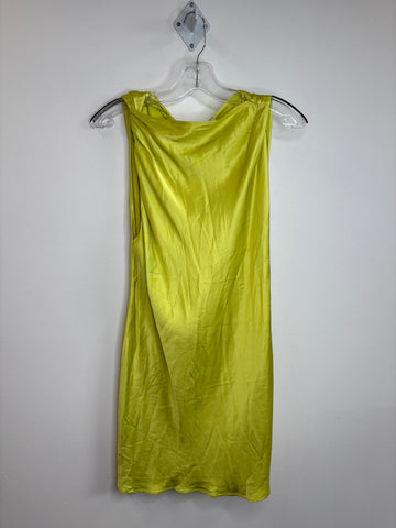 NWT Zara Knotted Satin-Effect Mini Dress (M)