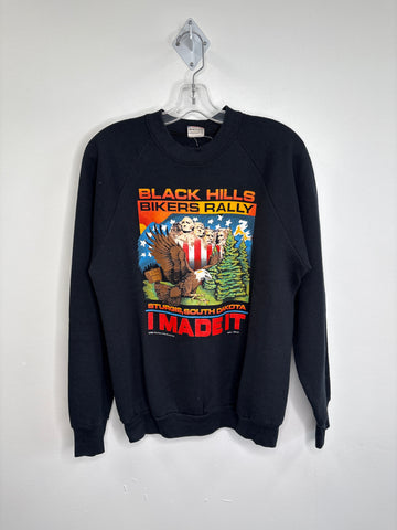 Vintage Fruit Of The Loom  Black Hills Bikers Rally Graphic Sweatshirt (L)