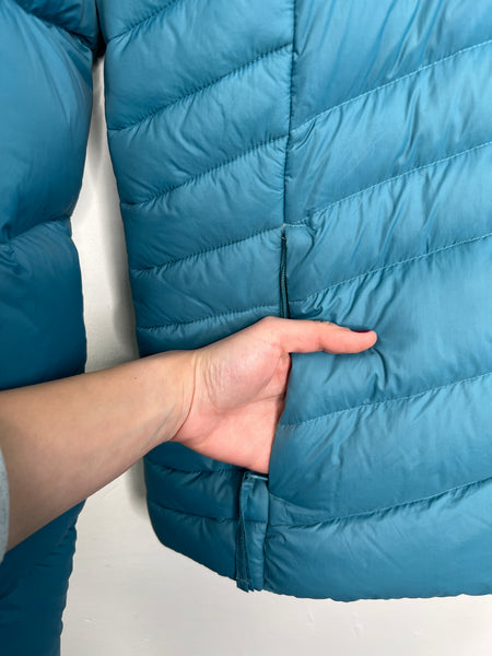 Columbia Baby Blue Down Filled Winter Puff Jacket (XL)