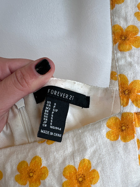 Forever 21 Floral Mini Dress (S)
