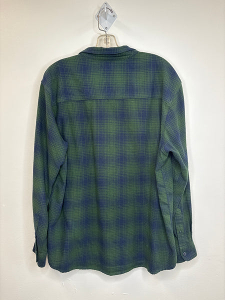 Mountain Ridge Cotton-Blend Flannel Shirt (L)