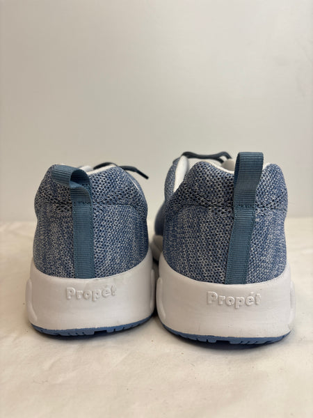 Propet Women's Denim Blue/White Stability Fly Walking Shoes (US 11)